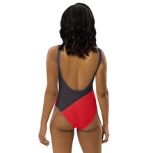 Load image into Gallery viewer, KKA Black Is RED One-Piece Swimsuit
