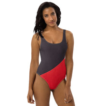 Load image into Gallery viewer, KKA Black Is RED One-Piece Swimsuit
