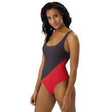 Load image into Gallery viewer, KKA Black Is RED One-Piece Swimsuit
