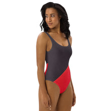 Load image into Gallery viewer, KKA Black Is RED One-Piece Swimsuit
